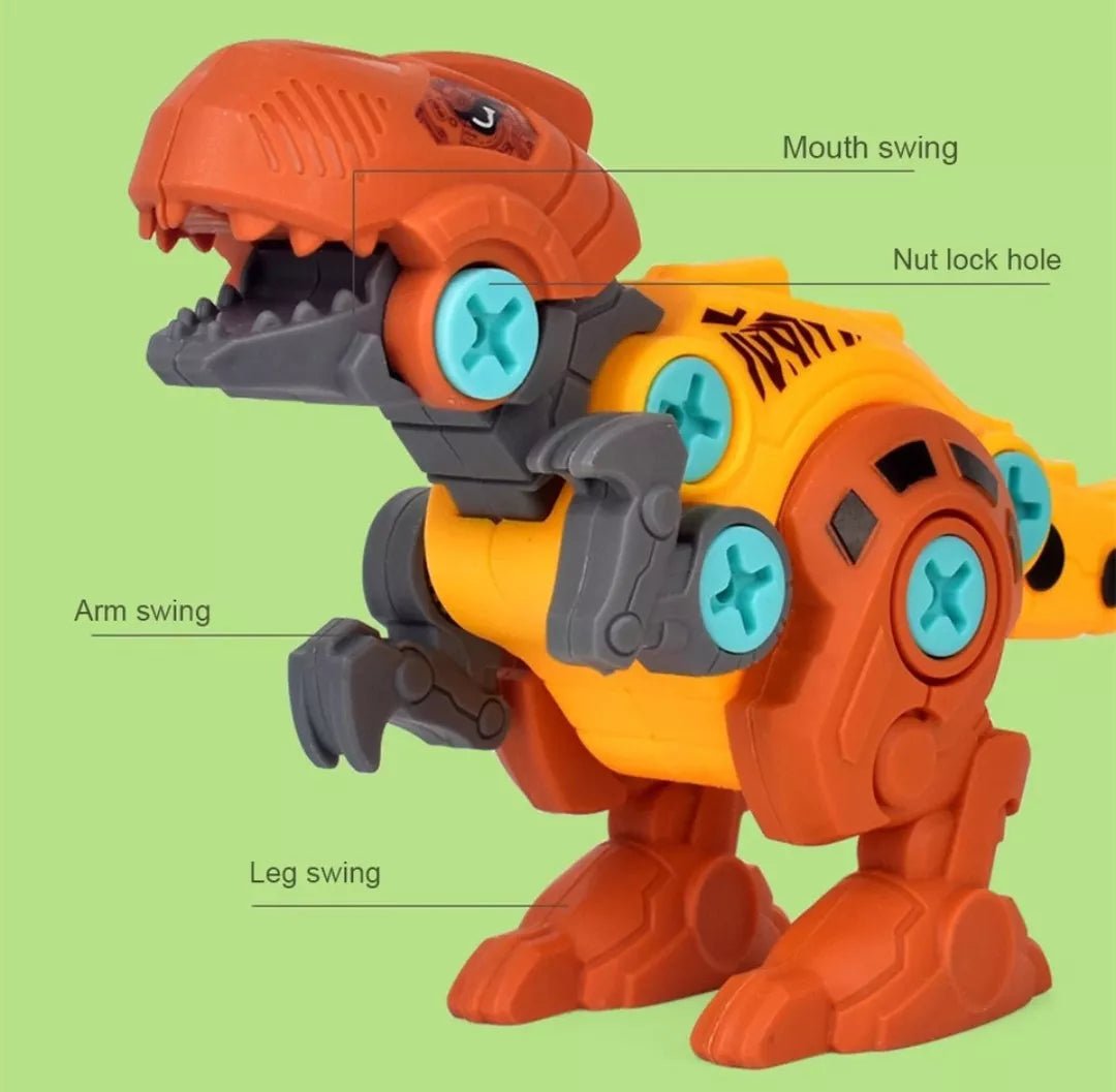 4 ديناصورات قابلة للفك والتجميع - KIDSBOX
