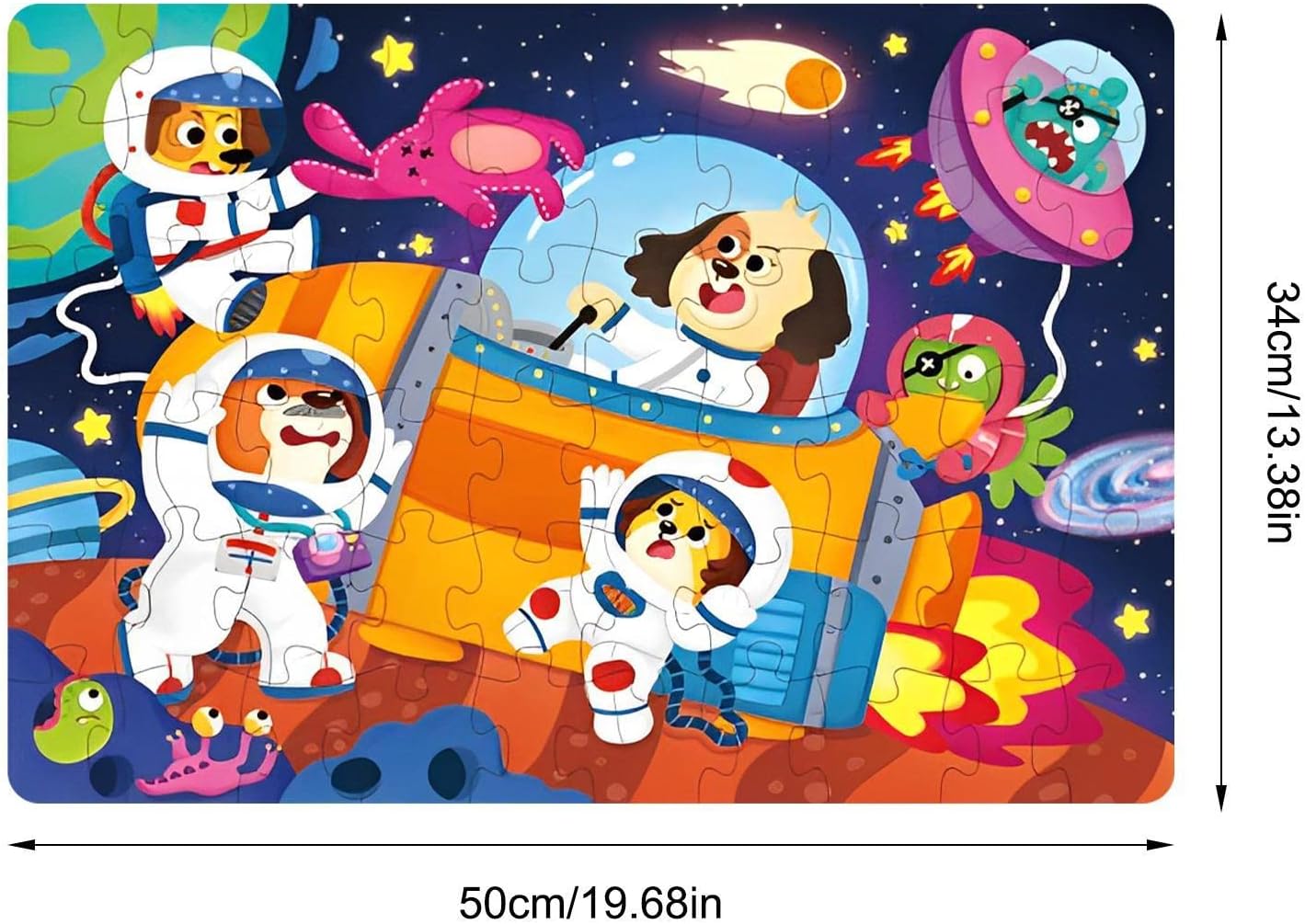 60 قطعة بازل الفضاء - KIDSBOX