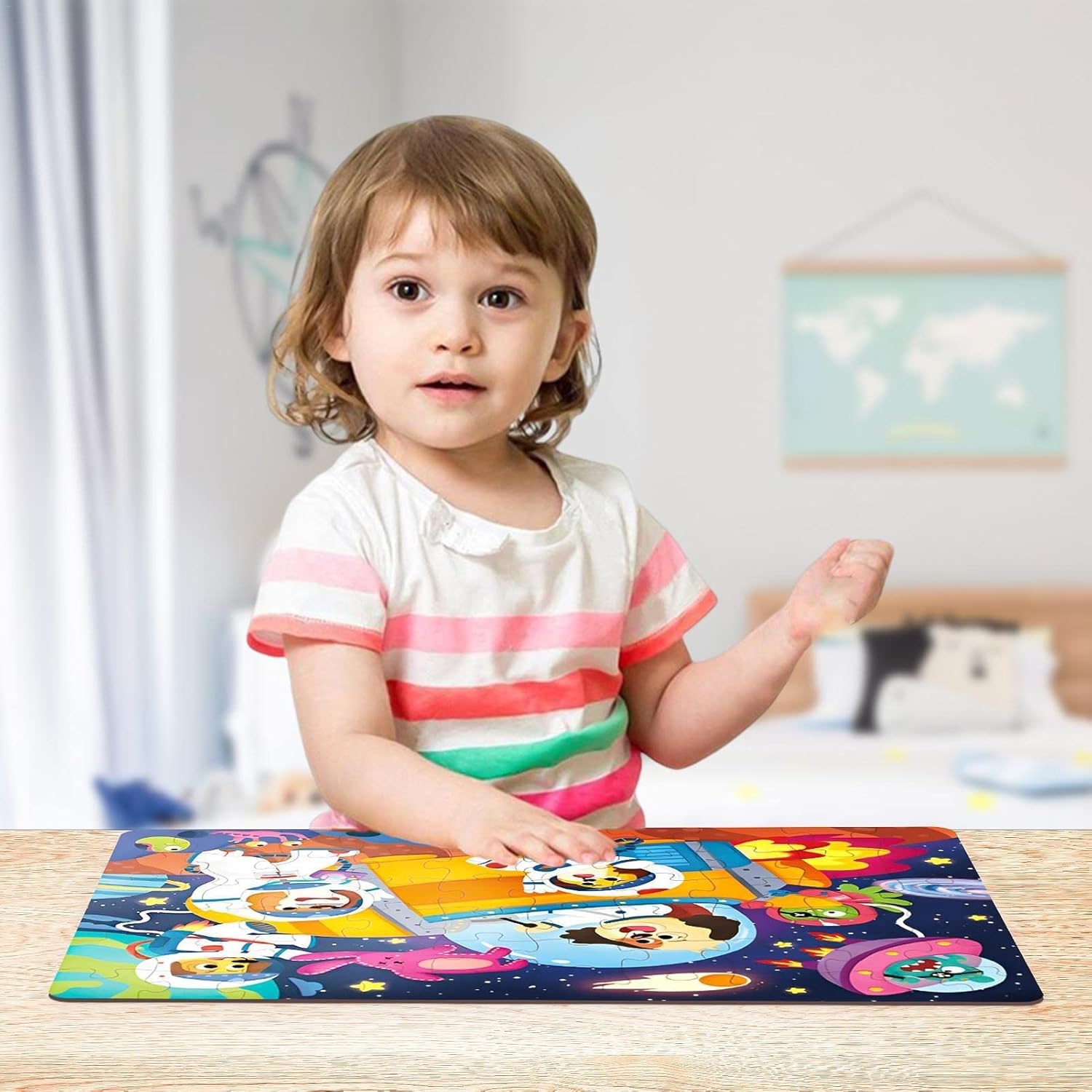 60 قطعة بازل الفضاء - KIDSBOX