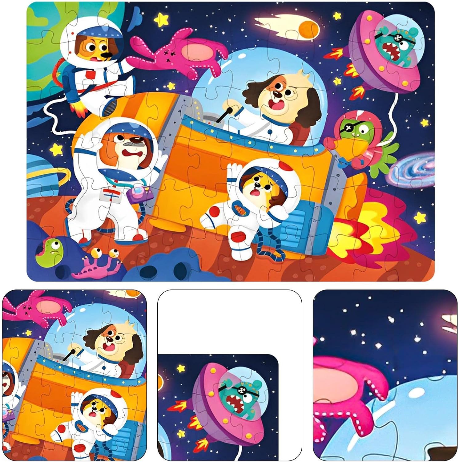 60 قطعة بازل الفضاء - KIDSBOX