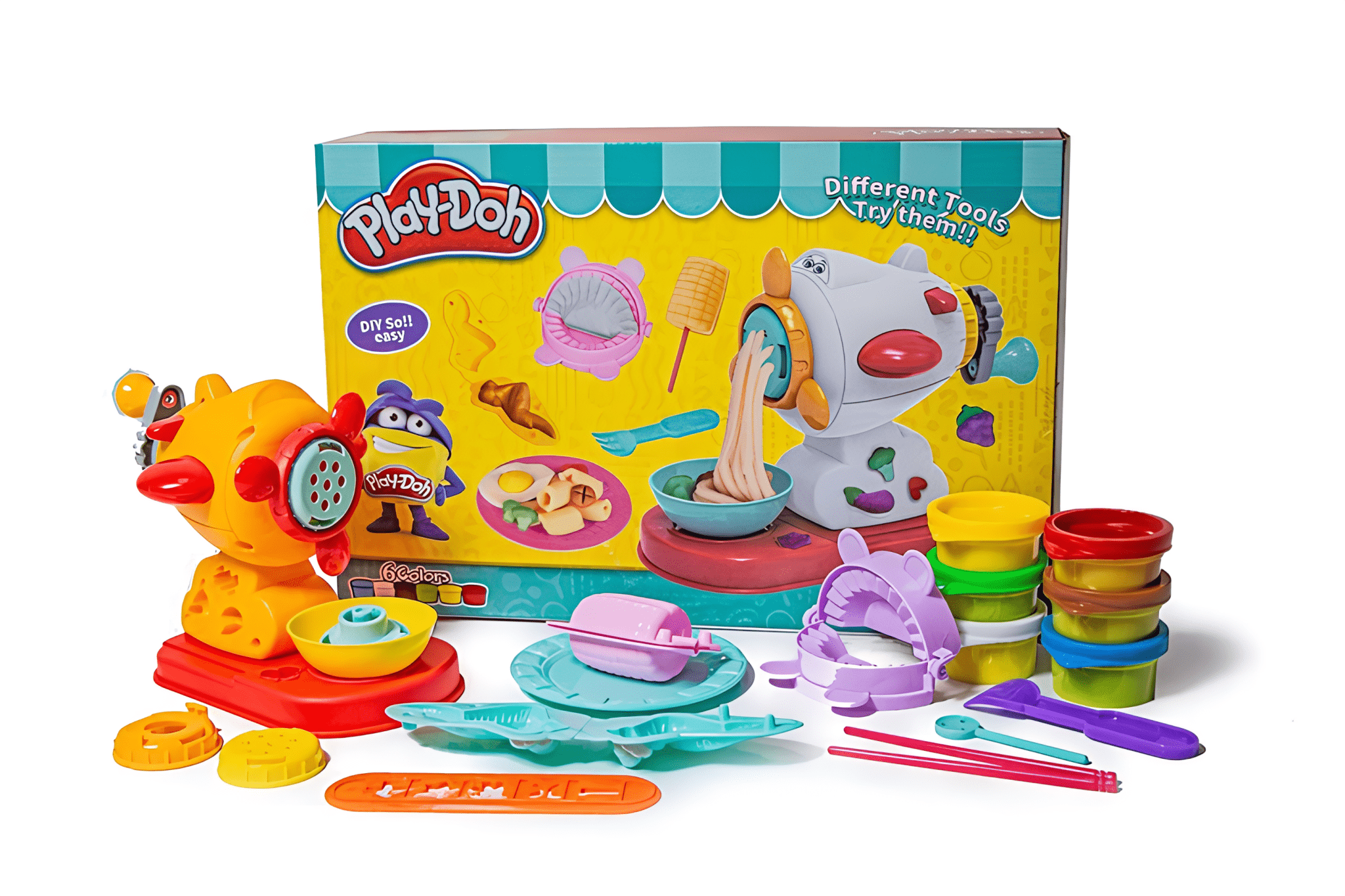 آلة الصلصال لعمل المكرونة - KIDSBOX