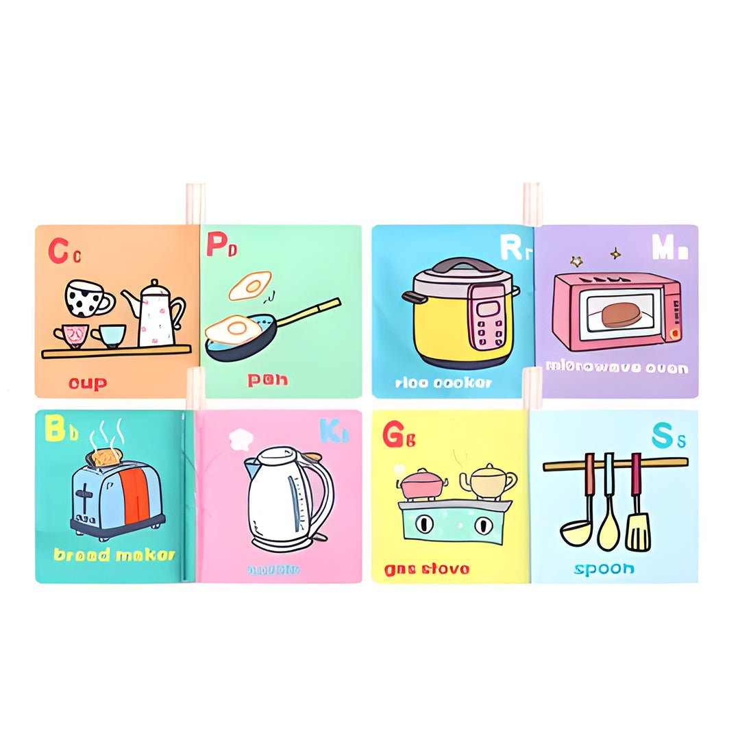 (أدوات المطبخ) كتاب قماش للبيبي - KIDSBOX