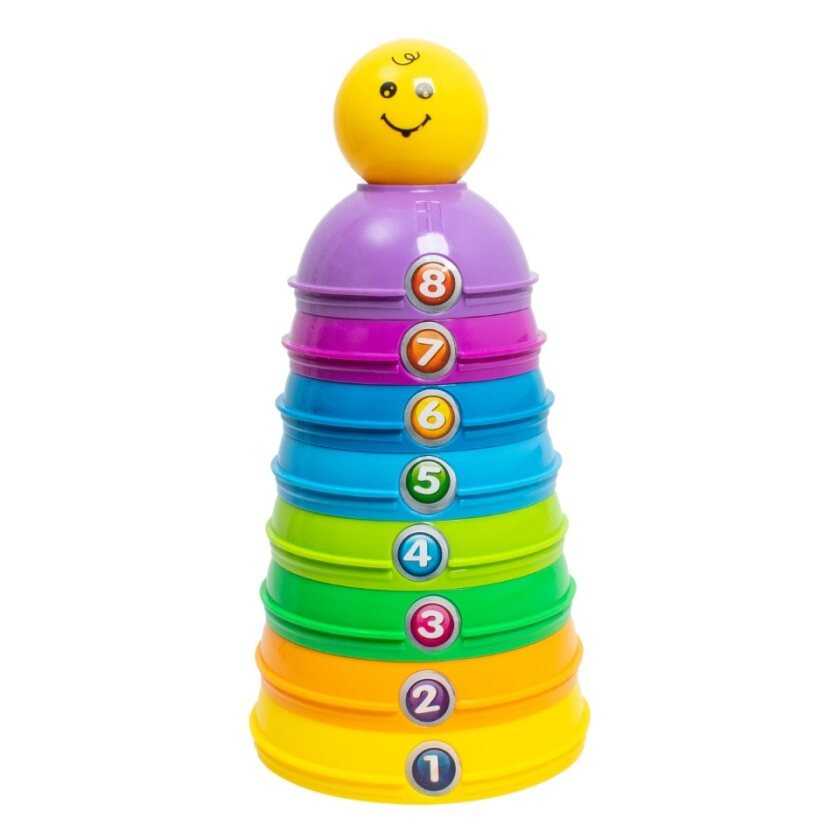 أكواب هرمية متعددة الألوان - KIDSBOX