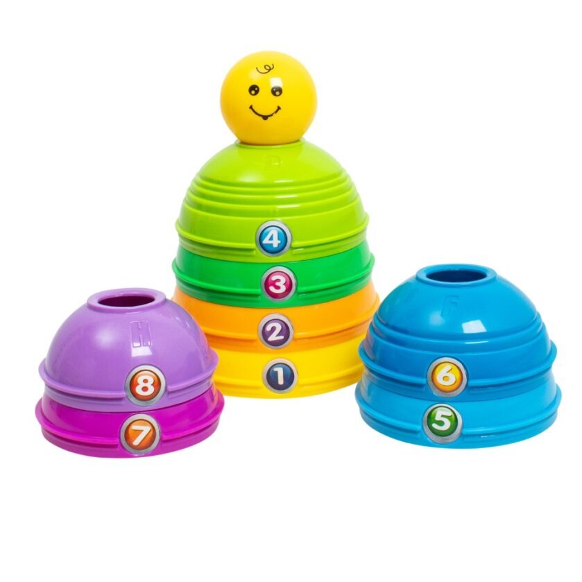 أكواب هرمية متعددة الألوان - KIDSBOX