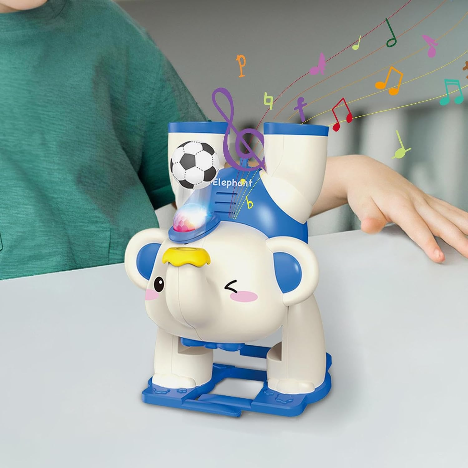 الفيل الموسيقي - أزرق - KIDSBOX