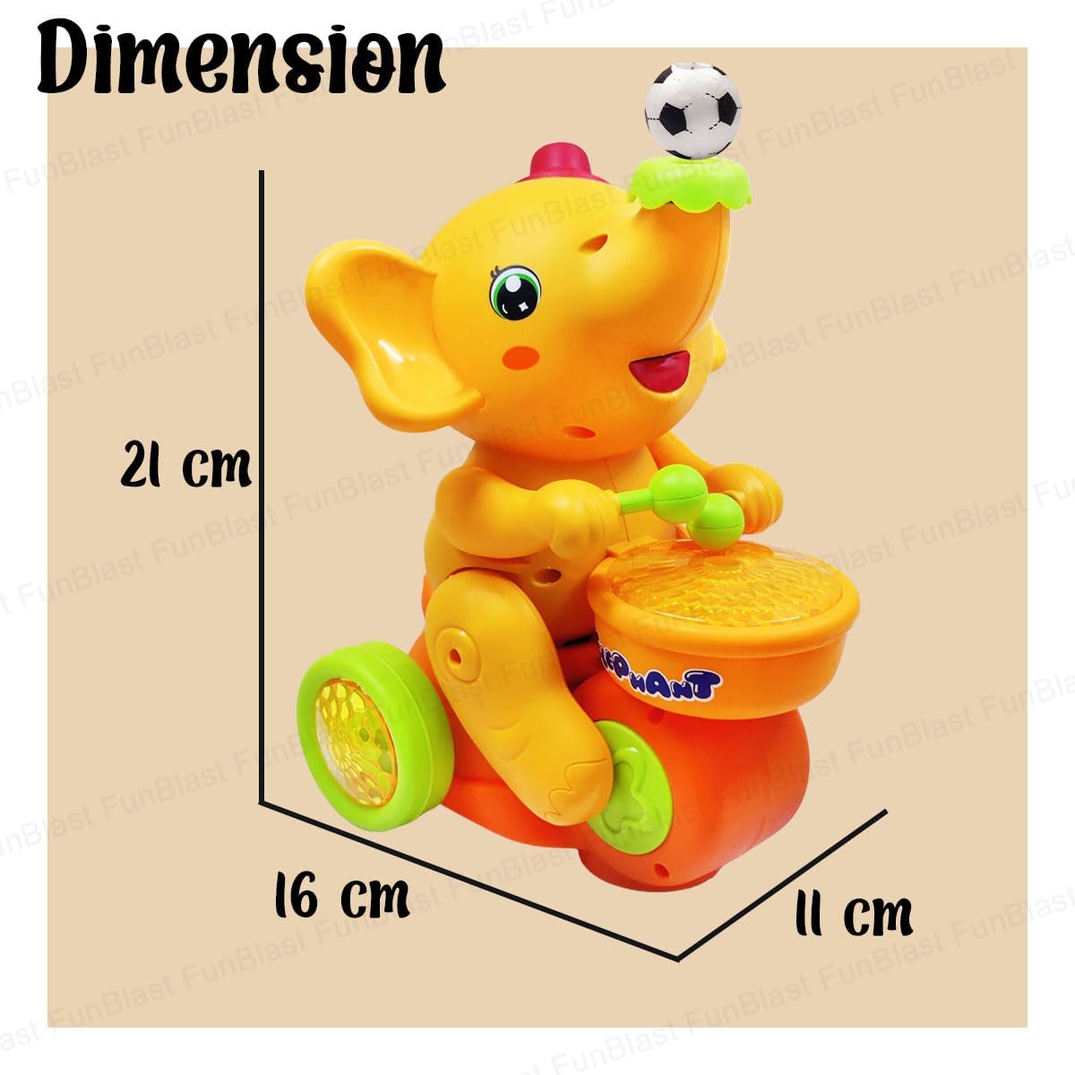 الفيل المتحرك الموسيقي - KIDSBOX