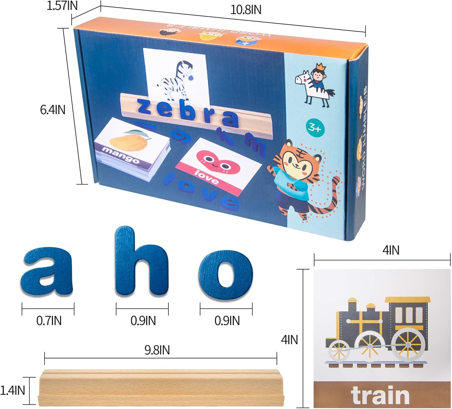 الحروف الأبجدية الخشبية - KIDSBOX