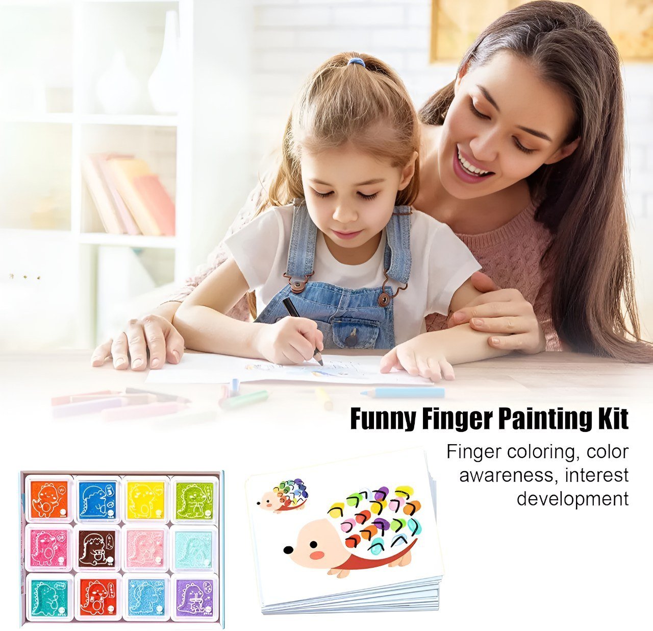 الرسم والتلوين بالأصابع - KIDSBOX