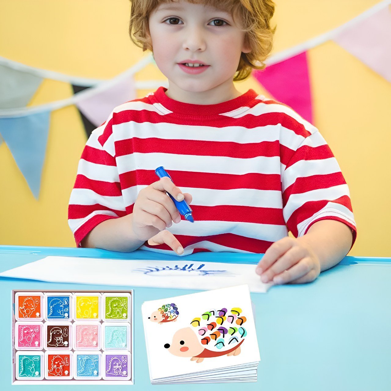الرسم والتلوين بالأصابع - KIDSBOX