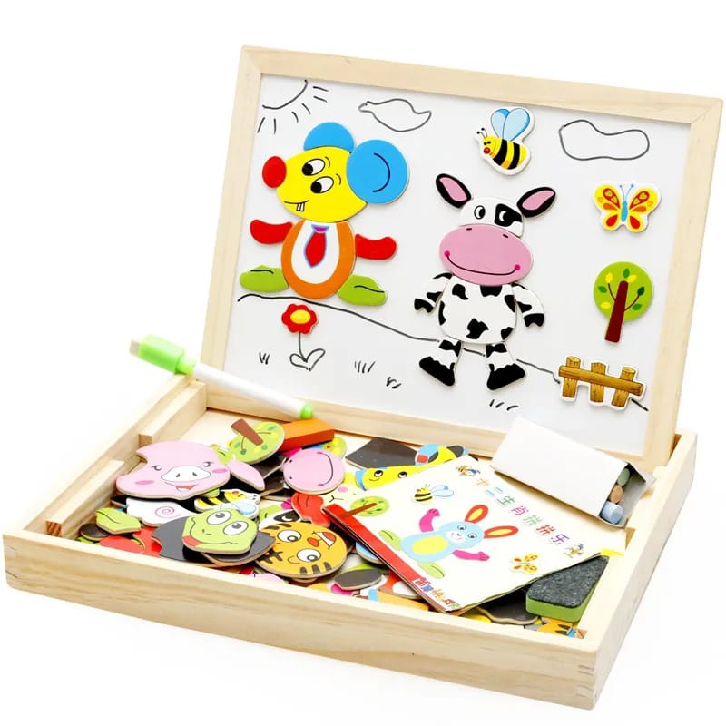 السبورة المغناطيسية - KIDSBOX