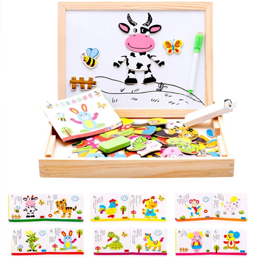 السبورة المغناطيسية - KIDSBOX