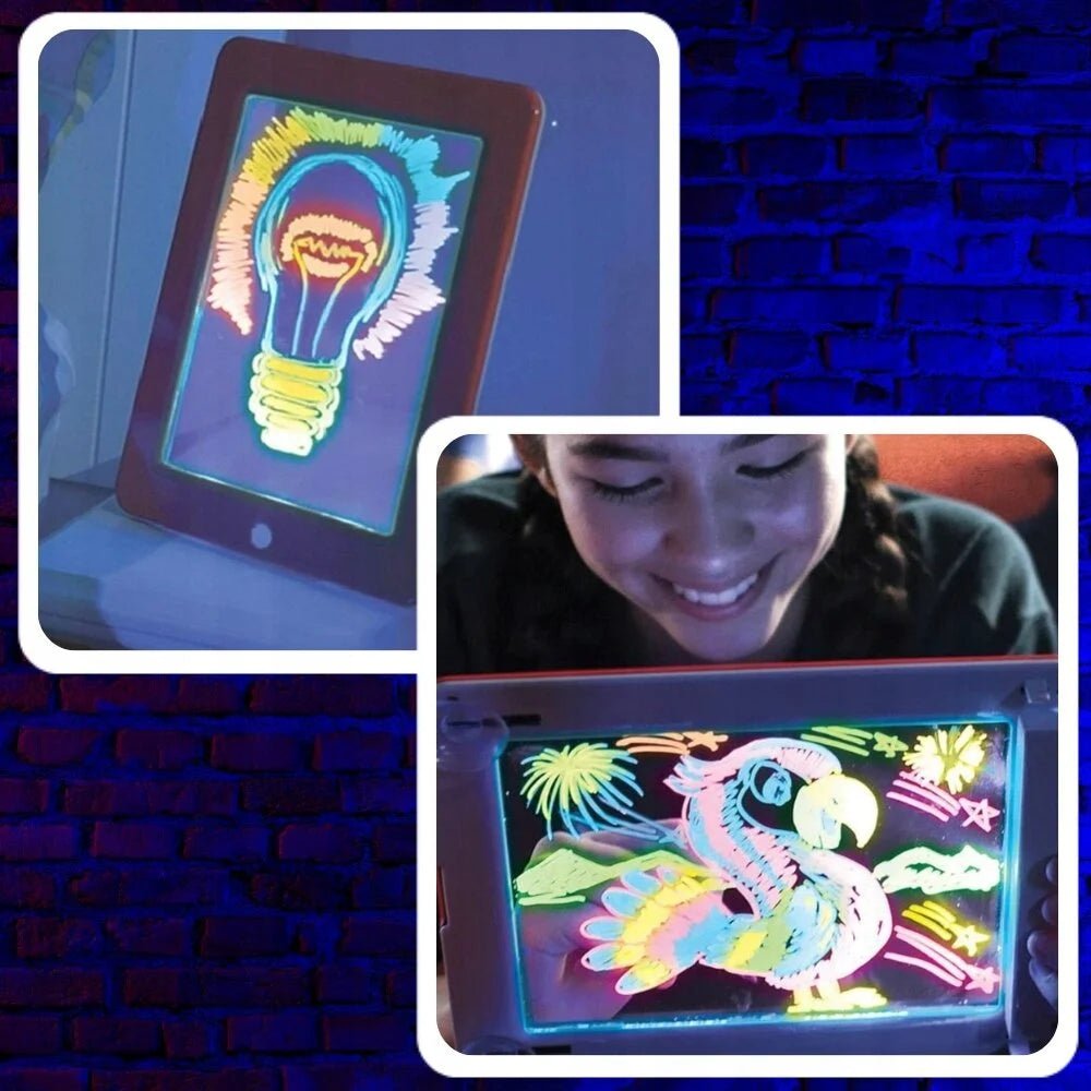 السبورة السحرية المضيئة - KIDSBOX