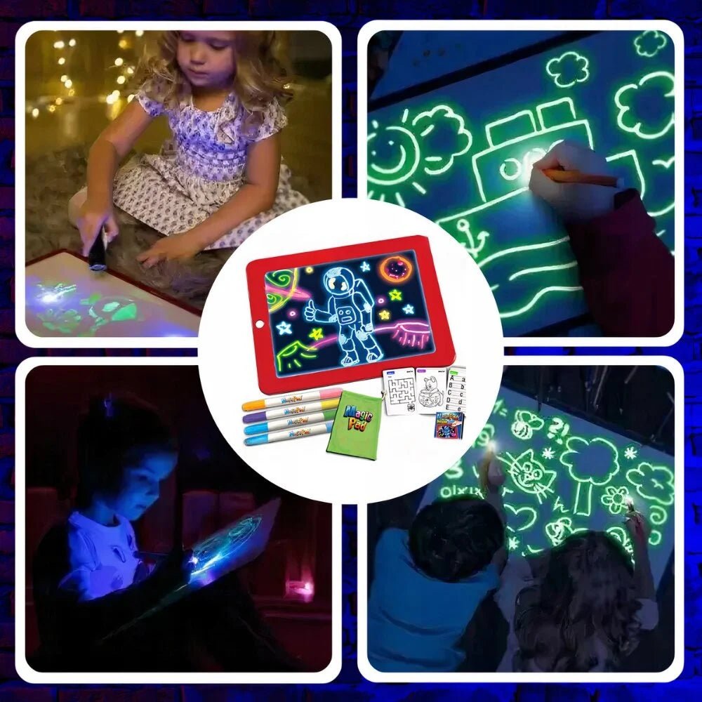 السبورة السحرية المضيئة - KIDSBOX