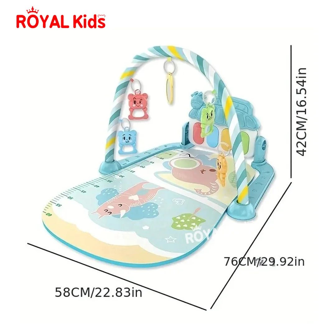 السجادة الموسيقية للبيبي - ازرق - KIDSBOX
