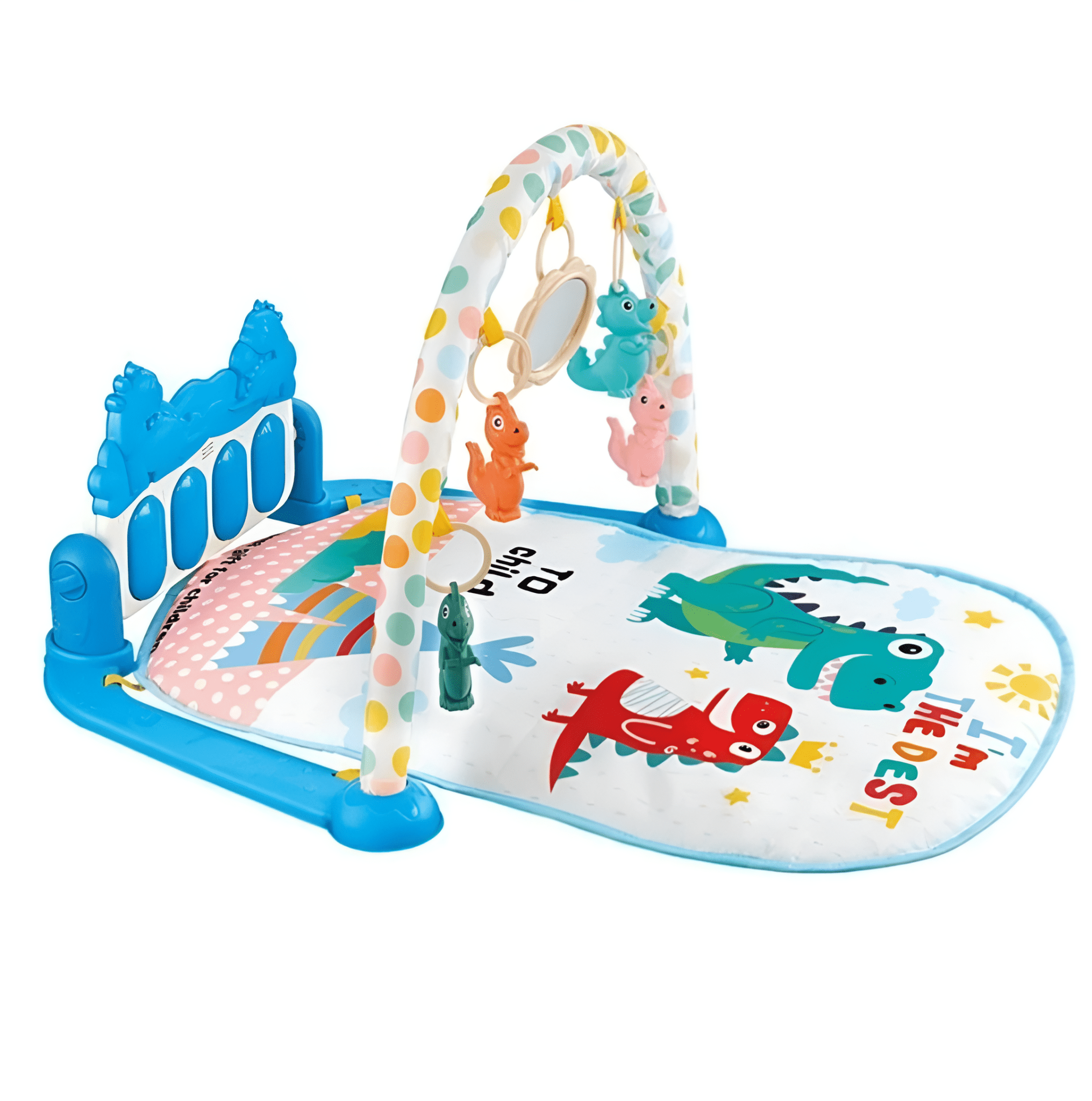 السجادة الموسيقية للبيبي - لون أزرق - KIDSBOX