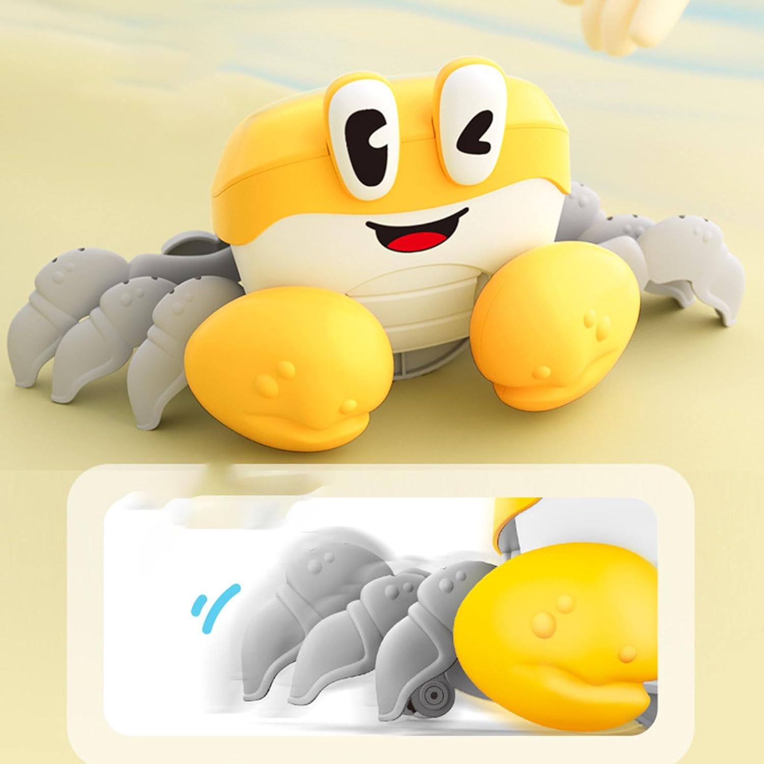 السلطعون الزاحف - أصفر - KIDSBOX