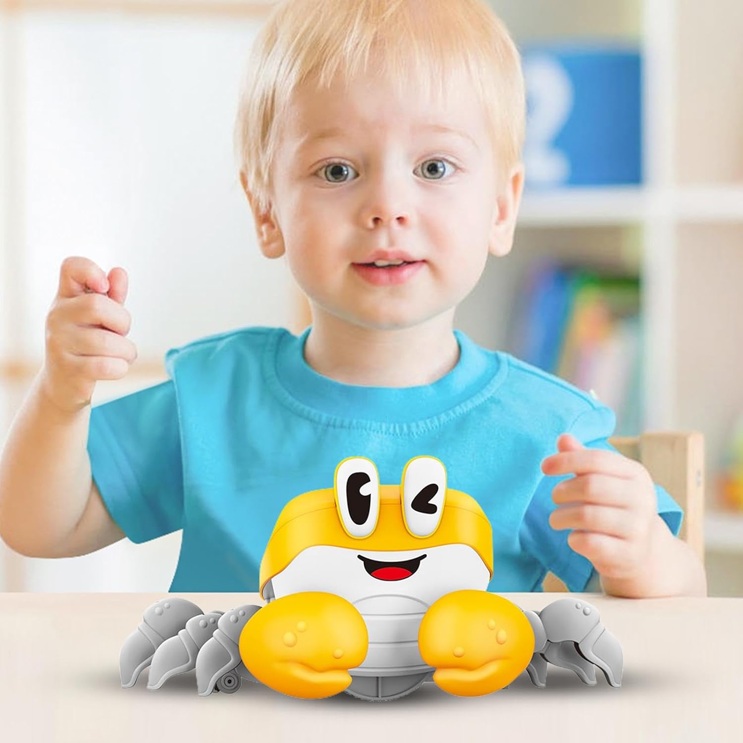 السلطعون الزاحف - أصفر - KIDSBOX