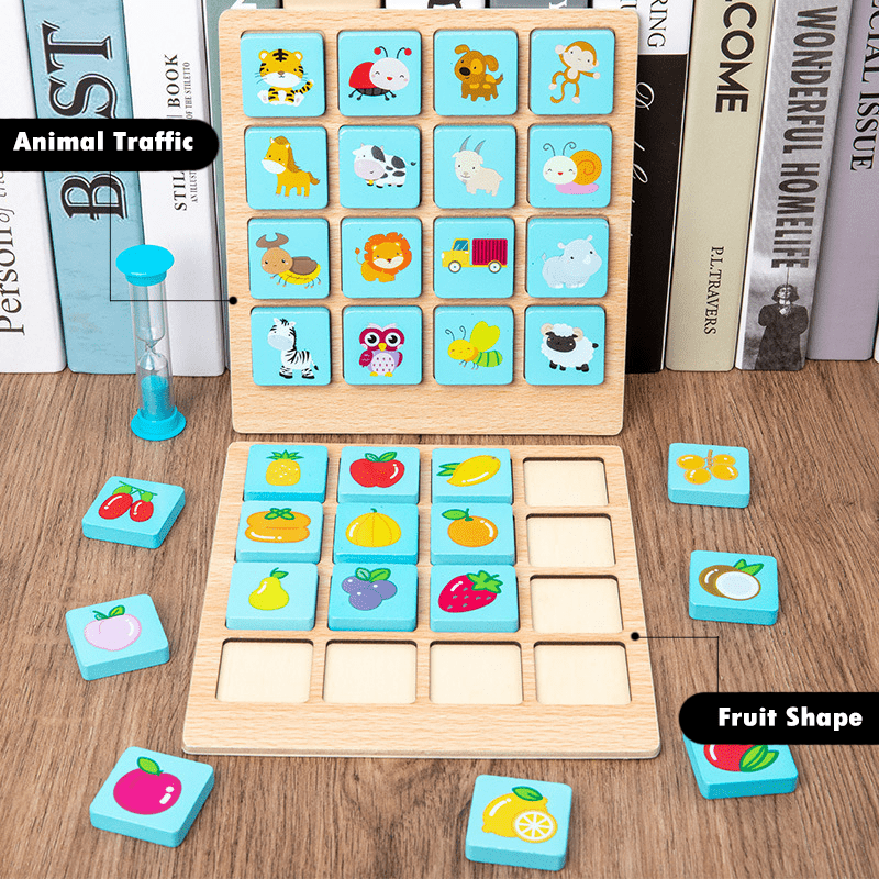 الذاكرة الصورية مع ساعة رملية - KIDSBOX