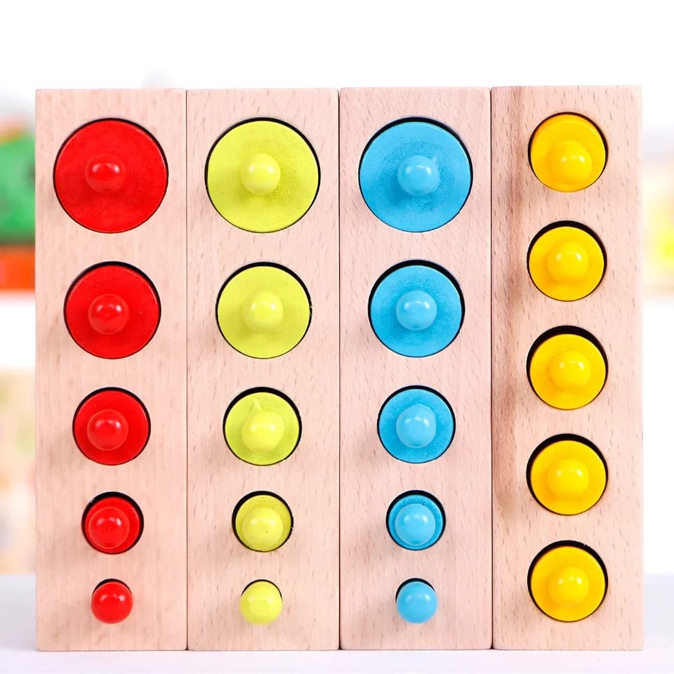 اسطوانات منتسوري والاوزان الملونة - KIDSBOX