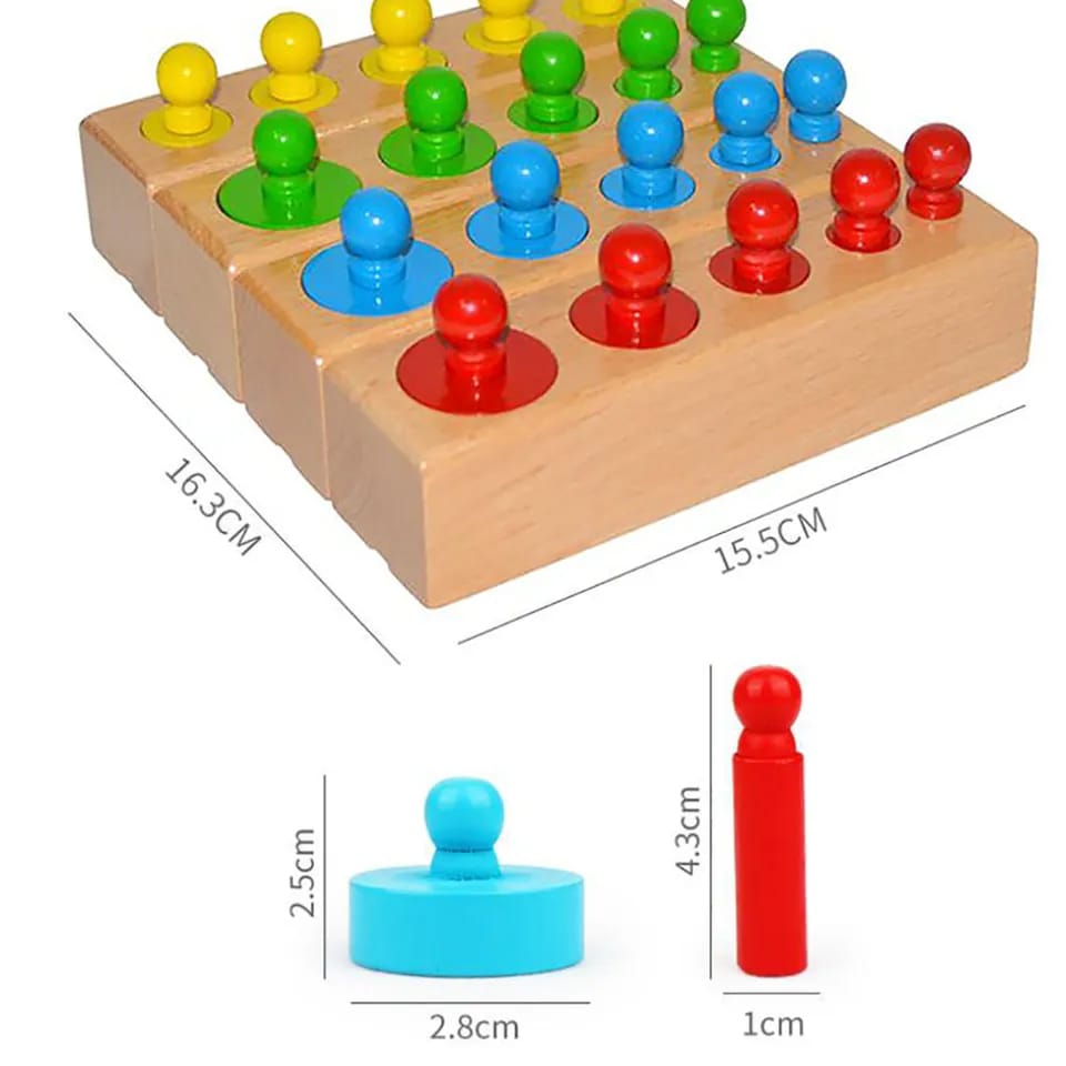 اسطوانات منتسوري والاوزان الملونة - KIDSBOX