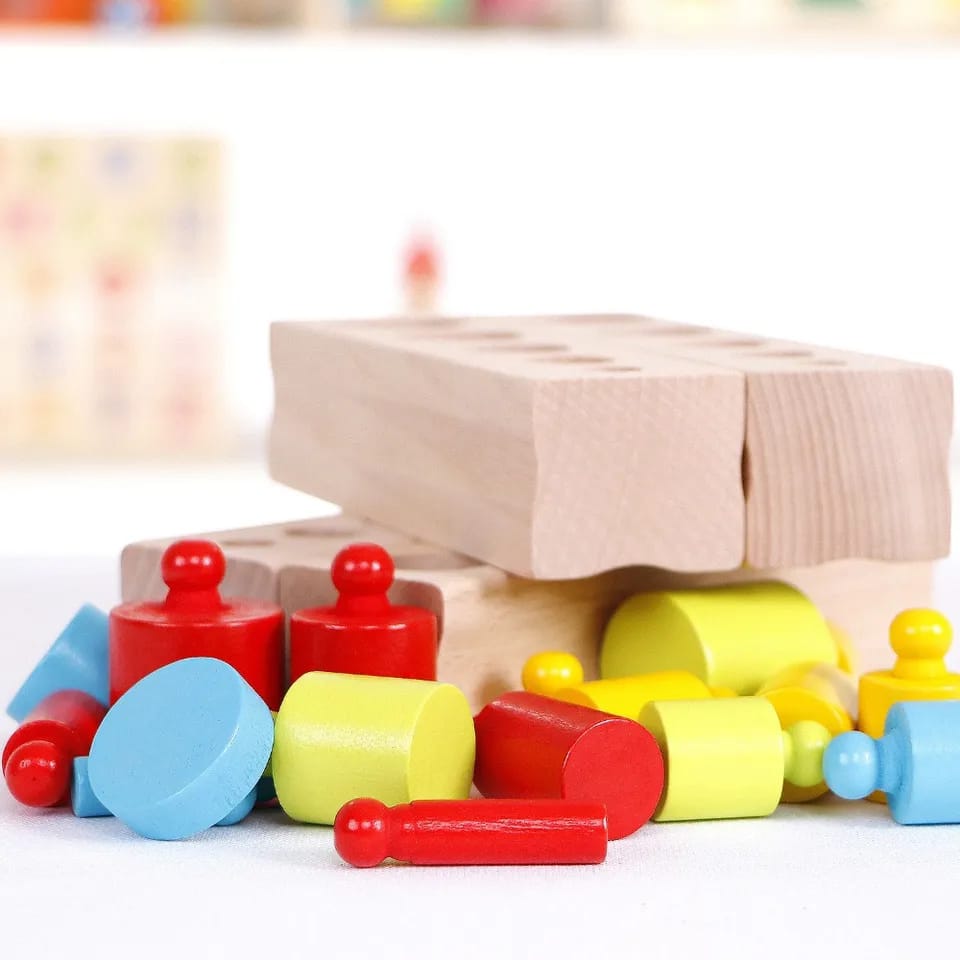 اسطوانات منتسوري والاوزان الملونة - KIDSBOX