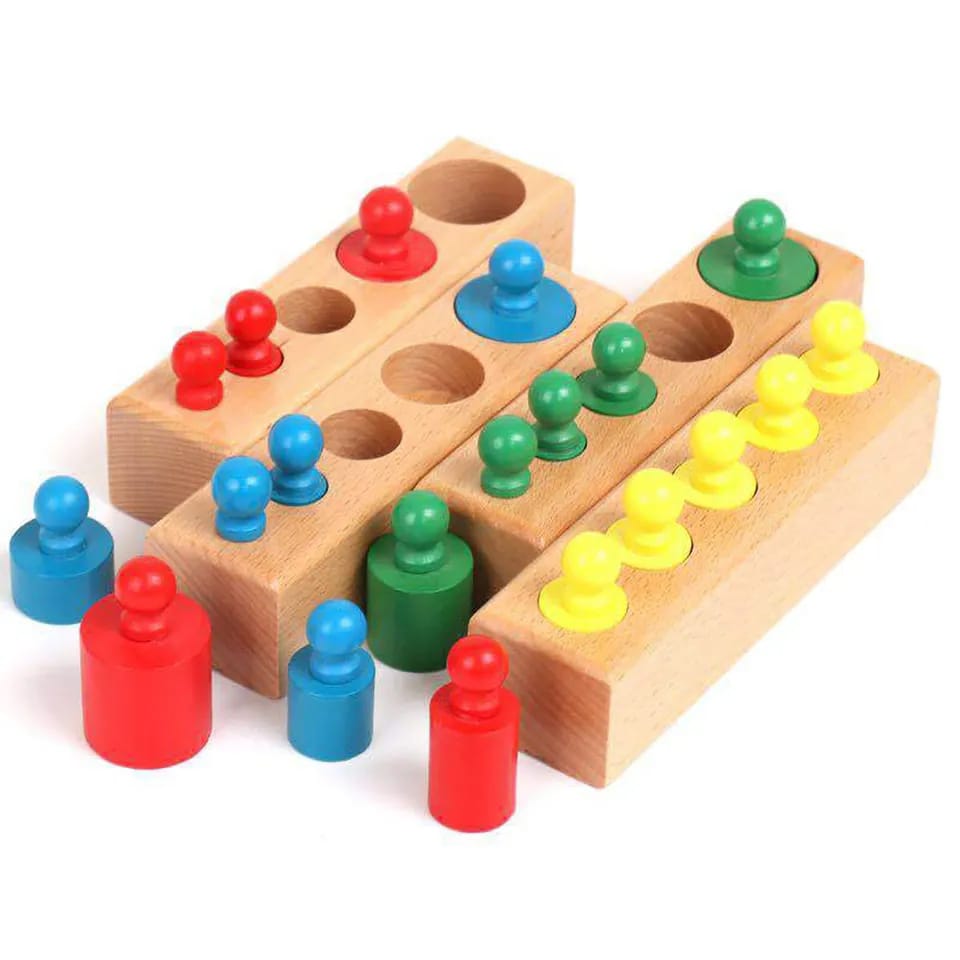 اسطوانات منتسوري والاوزان الملونة - KIDSBOX