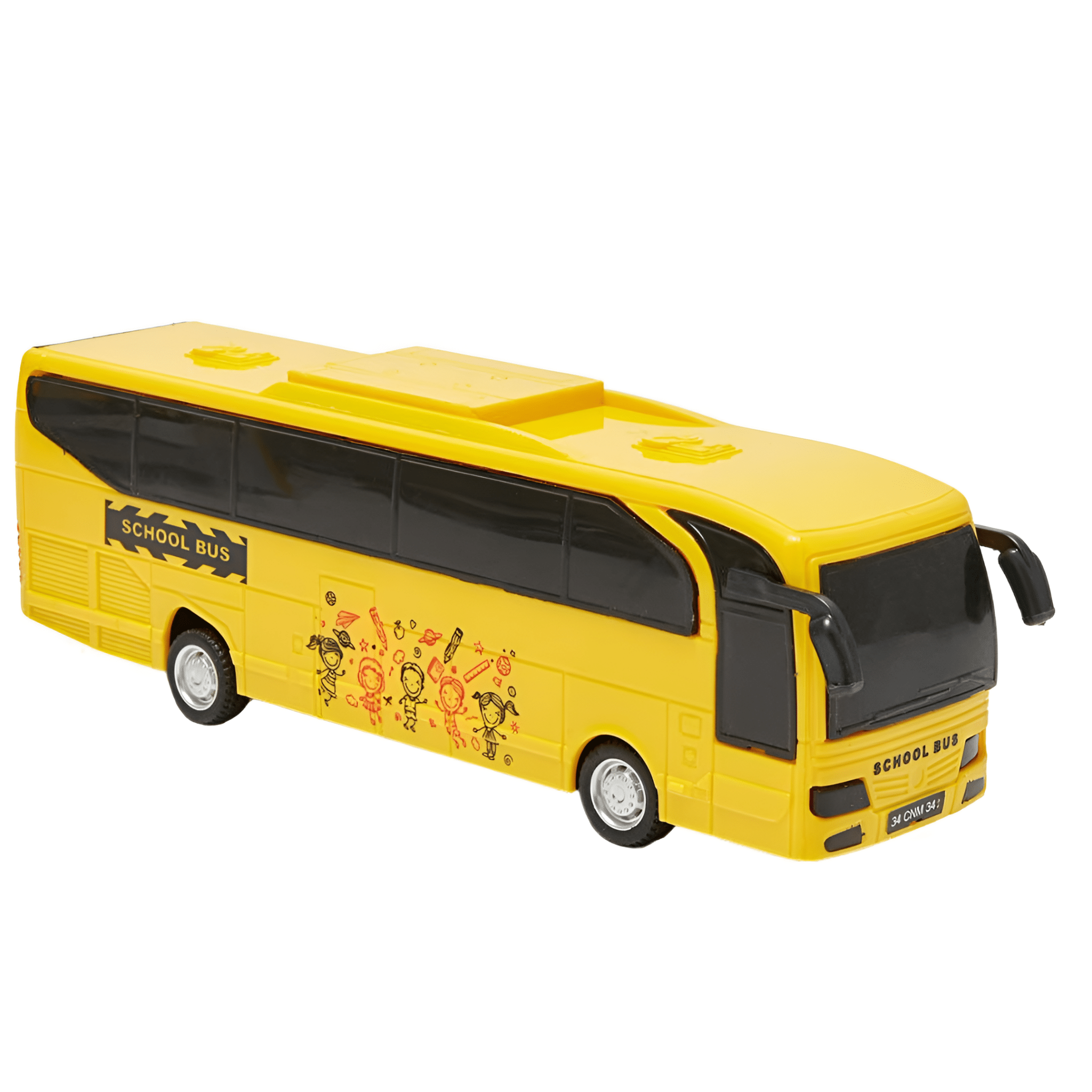 باص المدرسة بريموت 4 اتجاهات - يعمل بالشاحن - KIDSBOX