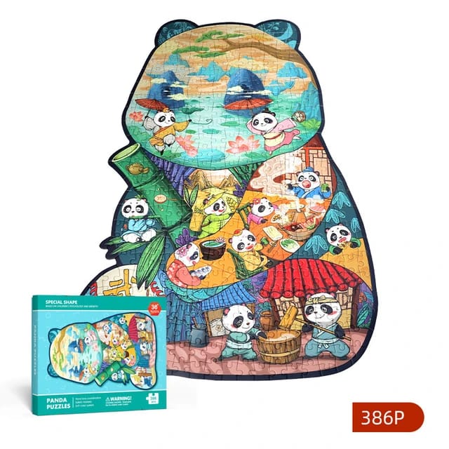 بازل 386 قطعة شكل دبدوب - KIDSBOX