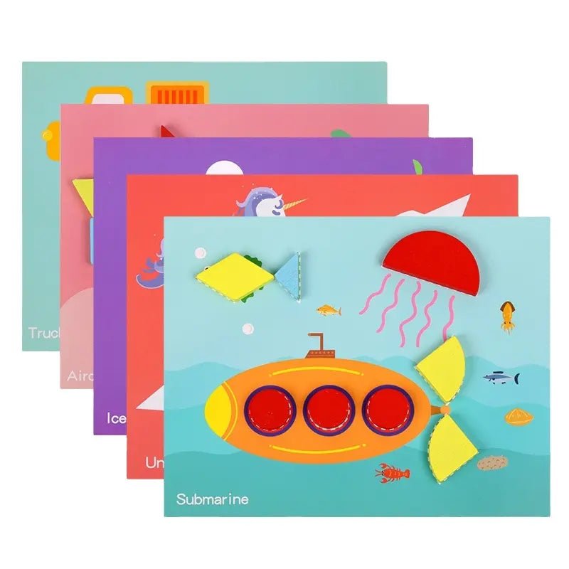 بازل اشكال ومطابقة الصورة - KIDSBOX