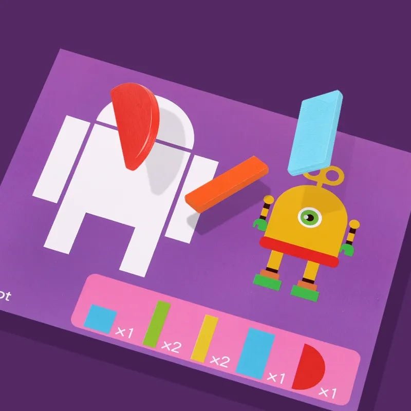 بازل اشكال ومطابقة الصورة - KIDSBOX