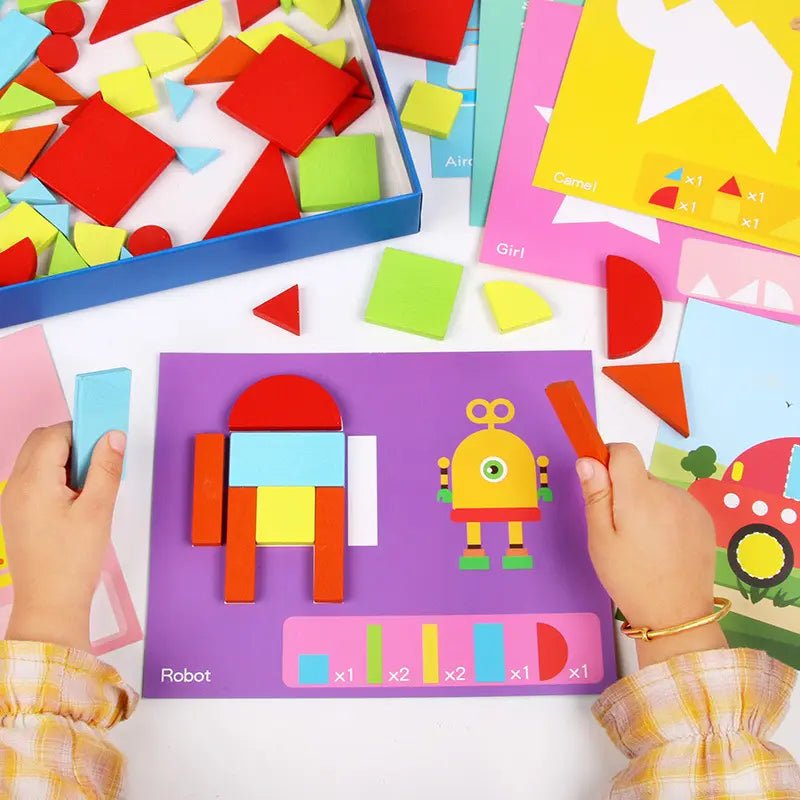 بازل اشكال ومطابقة الصورة - KIDSBOX