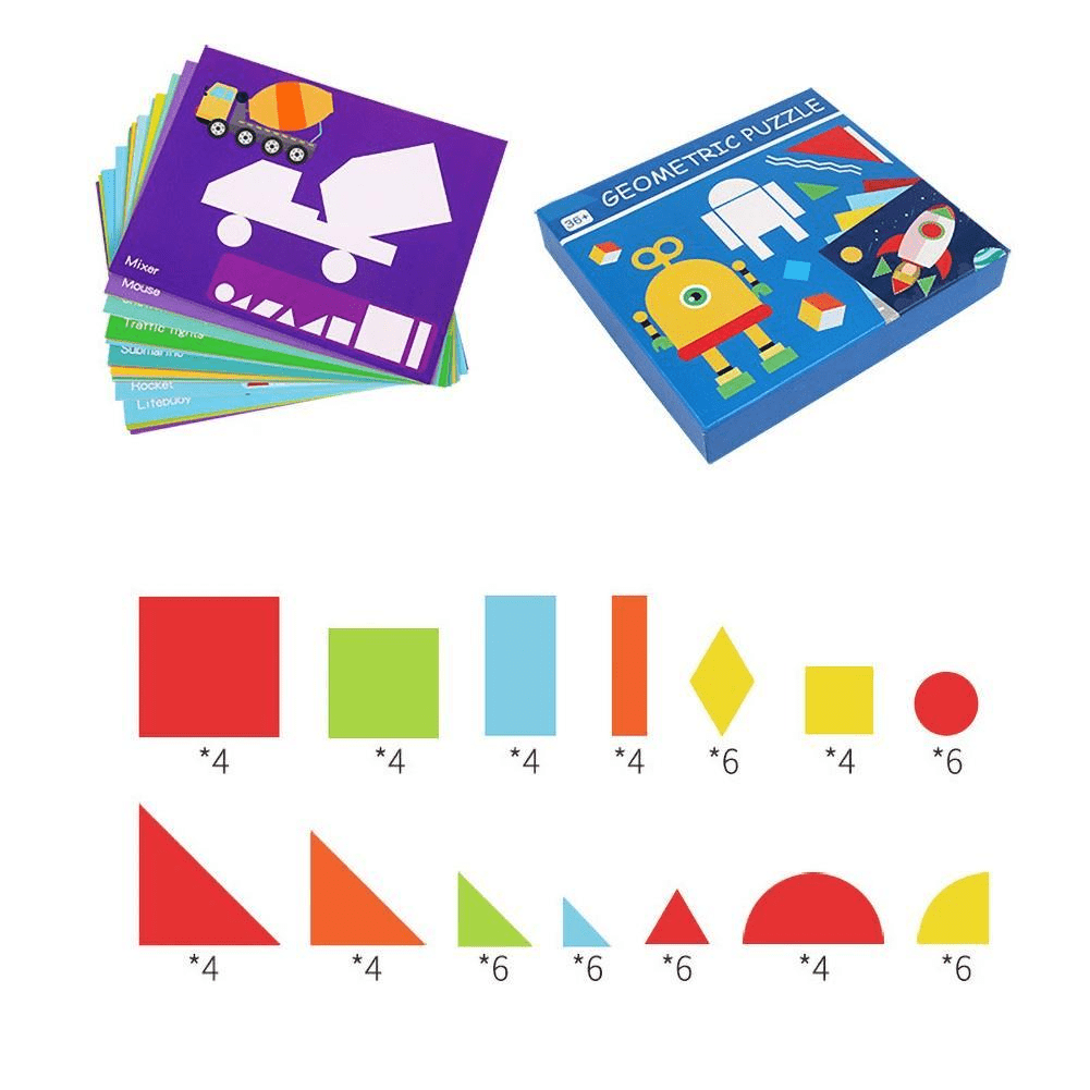 بازل اشكال ومطابقة الصورة - KIDSBOX