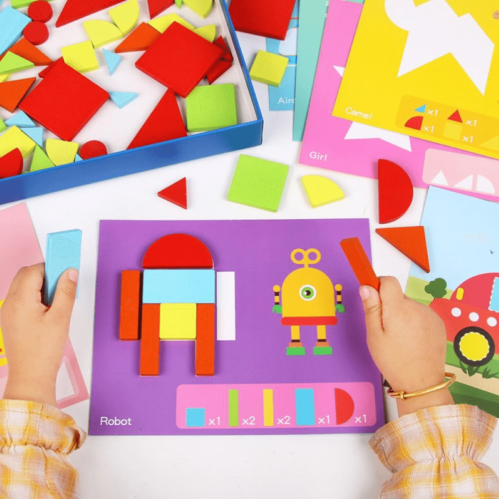 بازل اشكال ومطابقة الصورة - KIDSBOX