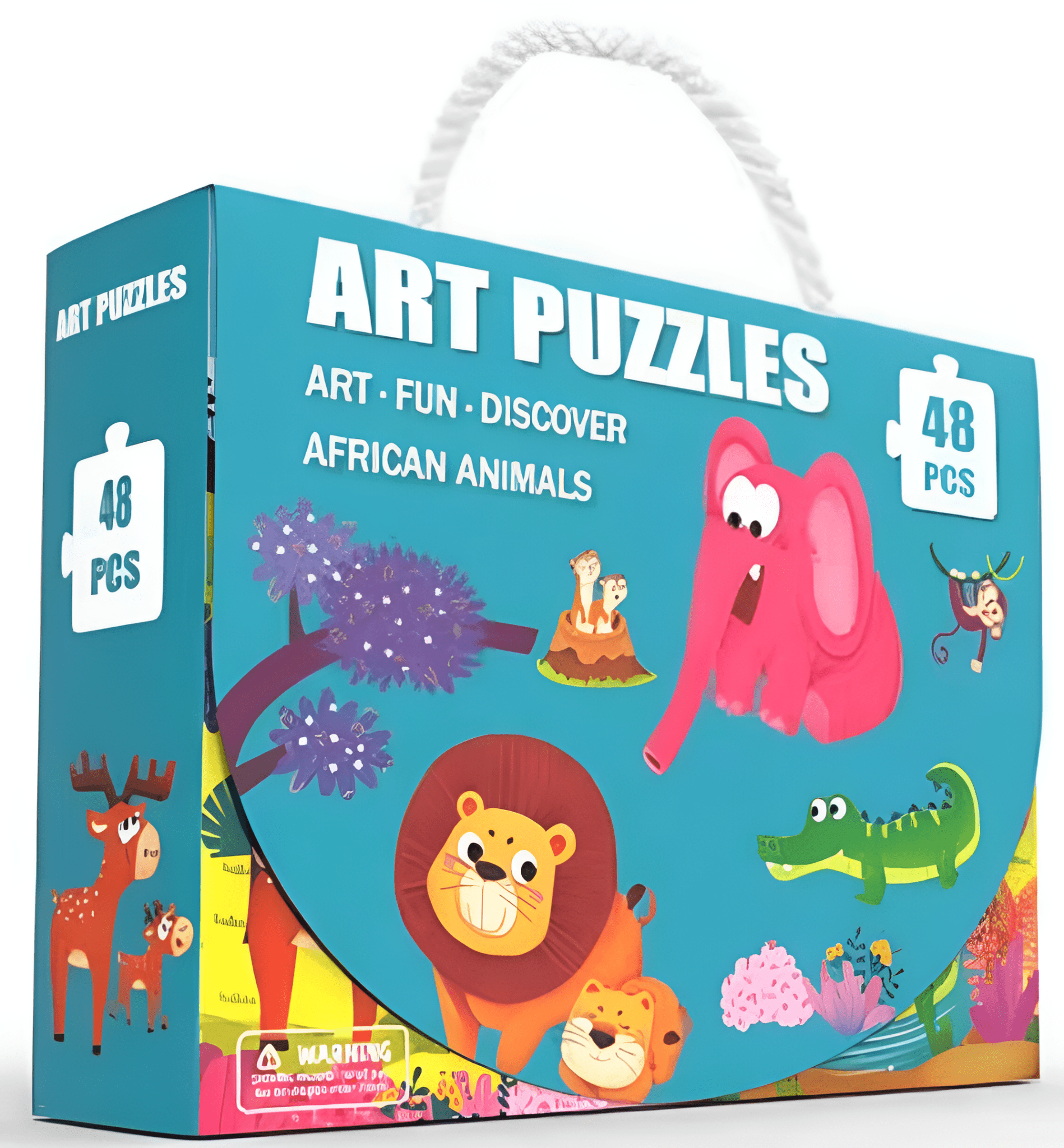 بازل حيوانات الغابة قطعة 48 - KIDSBOX