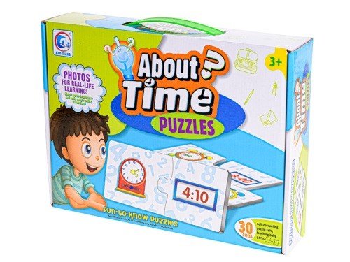بازل تعليمي - لتعليم الوقت - KIDSBOX