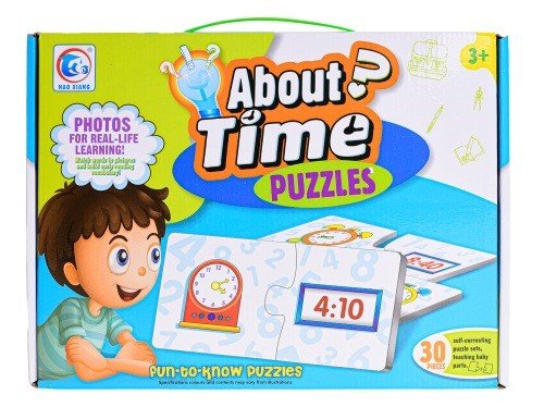 بازل تعليمي - لتعليم الوقت - KIDSBOX