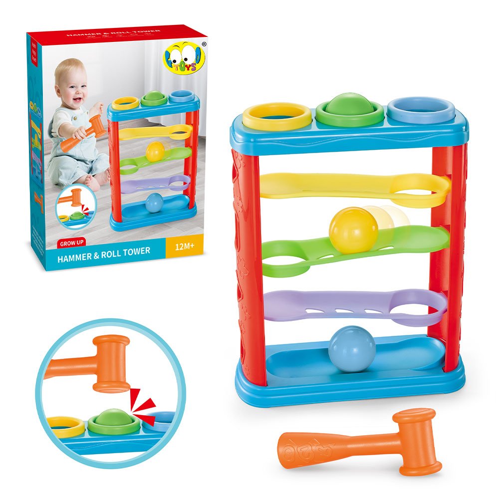 برج التحفيز بالكرة والمطرقة - KIDSBOX
