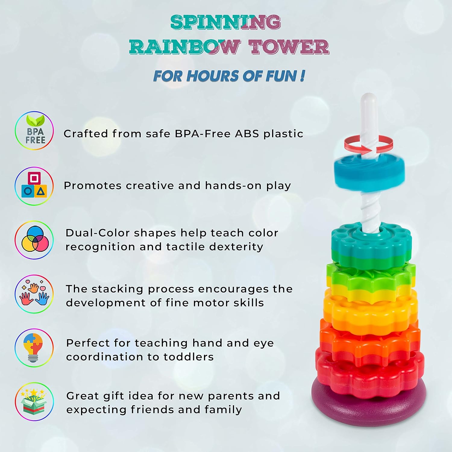 برج قوس قزح التفاعلي - KIDSBOX