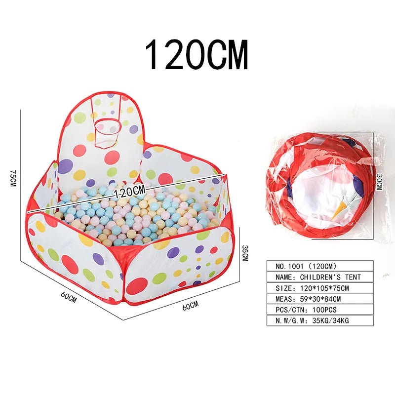 بركة كرات مع 50 كرة - KIDSBOX