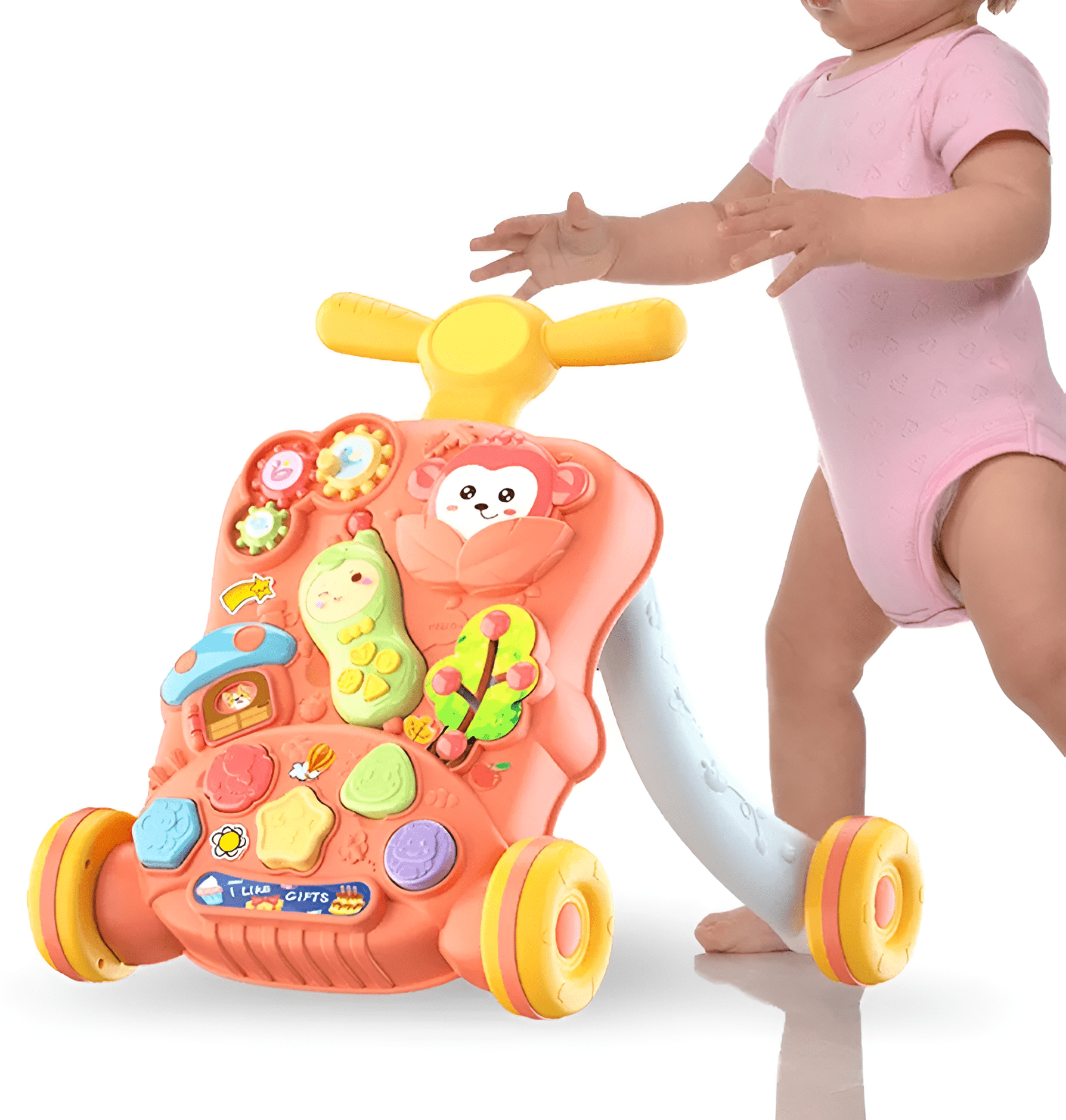 بيبي وكر مشاية للأطفال - اورنج - KIDSBOX