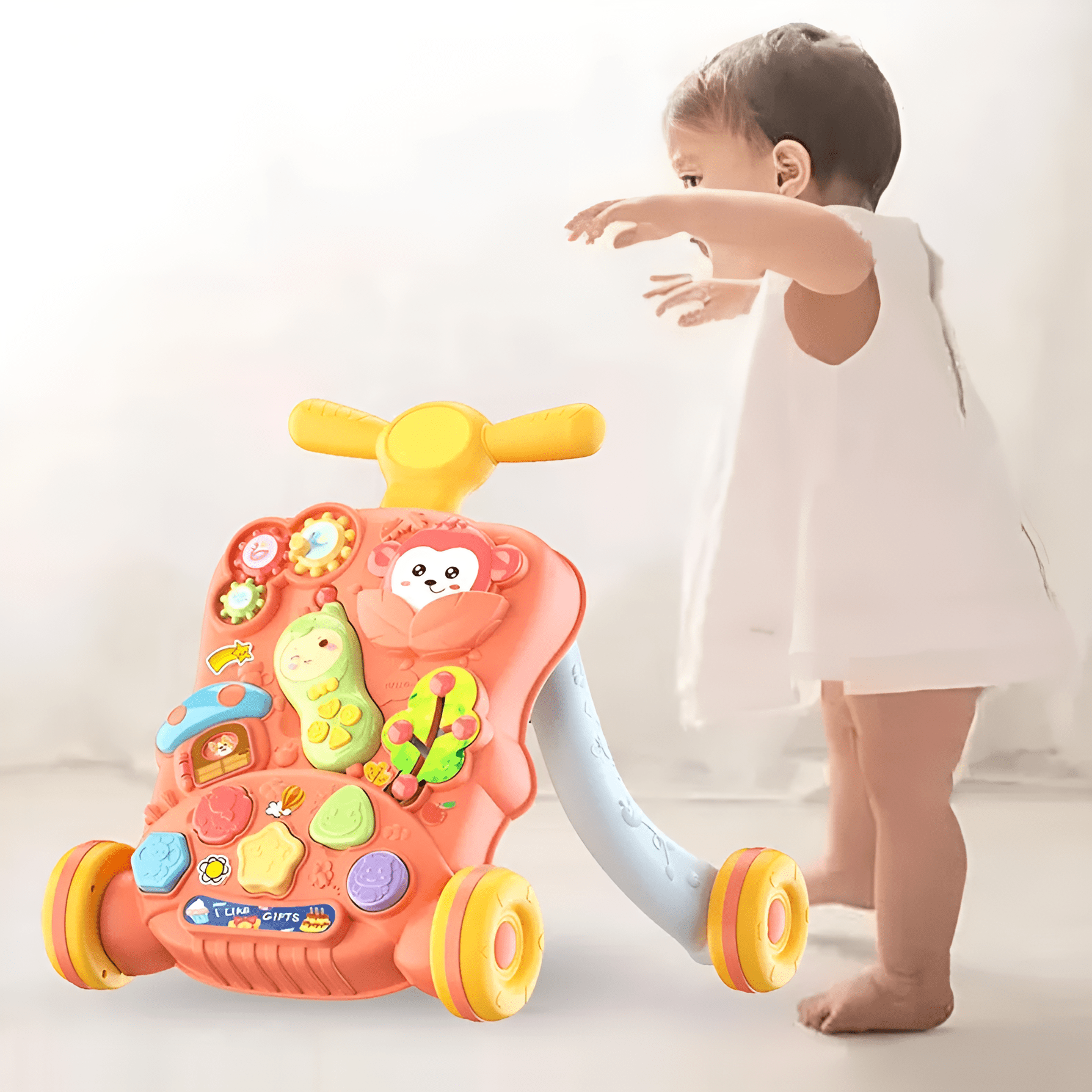بيبي وكر مشاية للأطفال - اورنج - KIDSBOX