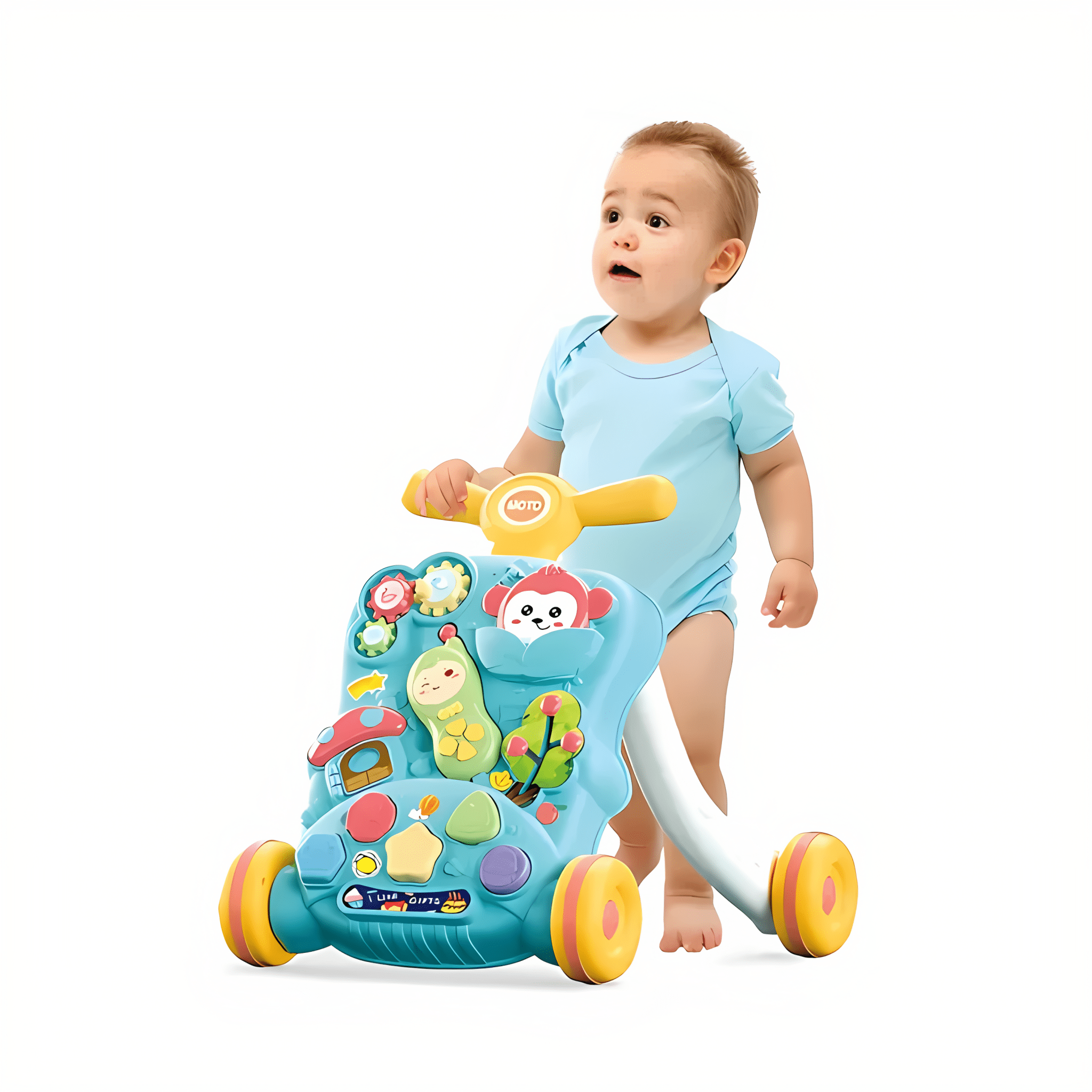 بيبي وكر مشاية للأطفال - زهري - KIDSBOX