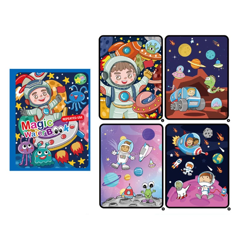 دفتر التلوين المائي السحري - KIDSBOX