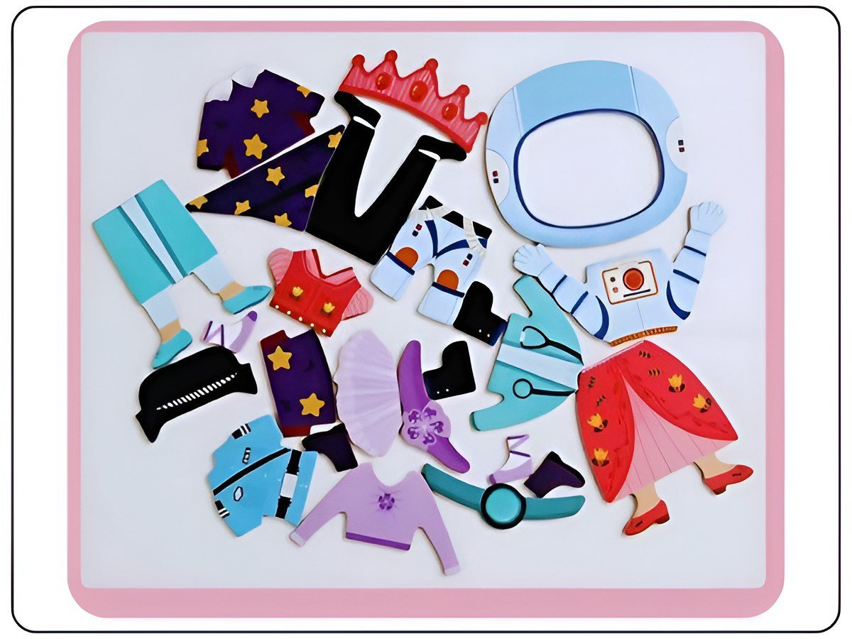 دفتر بازل تلبيس مغناطيس - المهن (ولد) - KIDSBOX