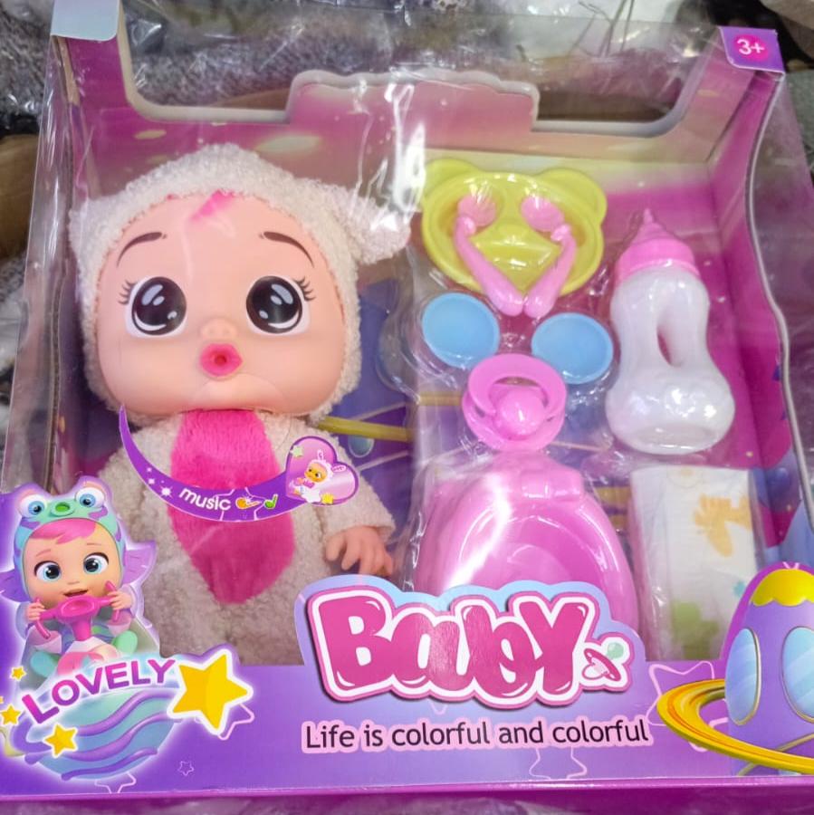 دمية الطفل مع مجموعة إكسسوارات - KIDSBOX