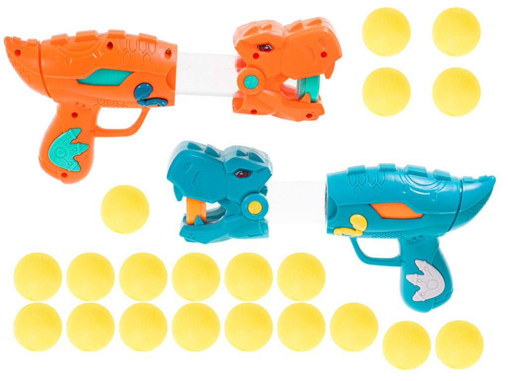 إطلاق النار على الديناصور 2 مسدس + 20 كرة - KIDSBOX