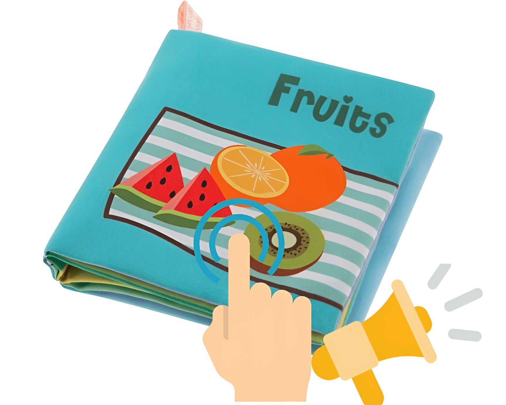 (فواكه) كتاب قماش للبيبي - KIDSBOX