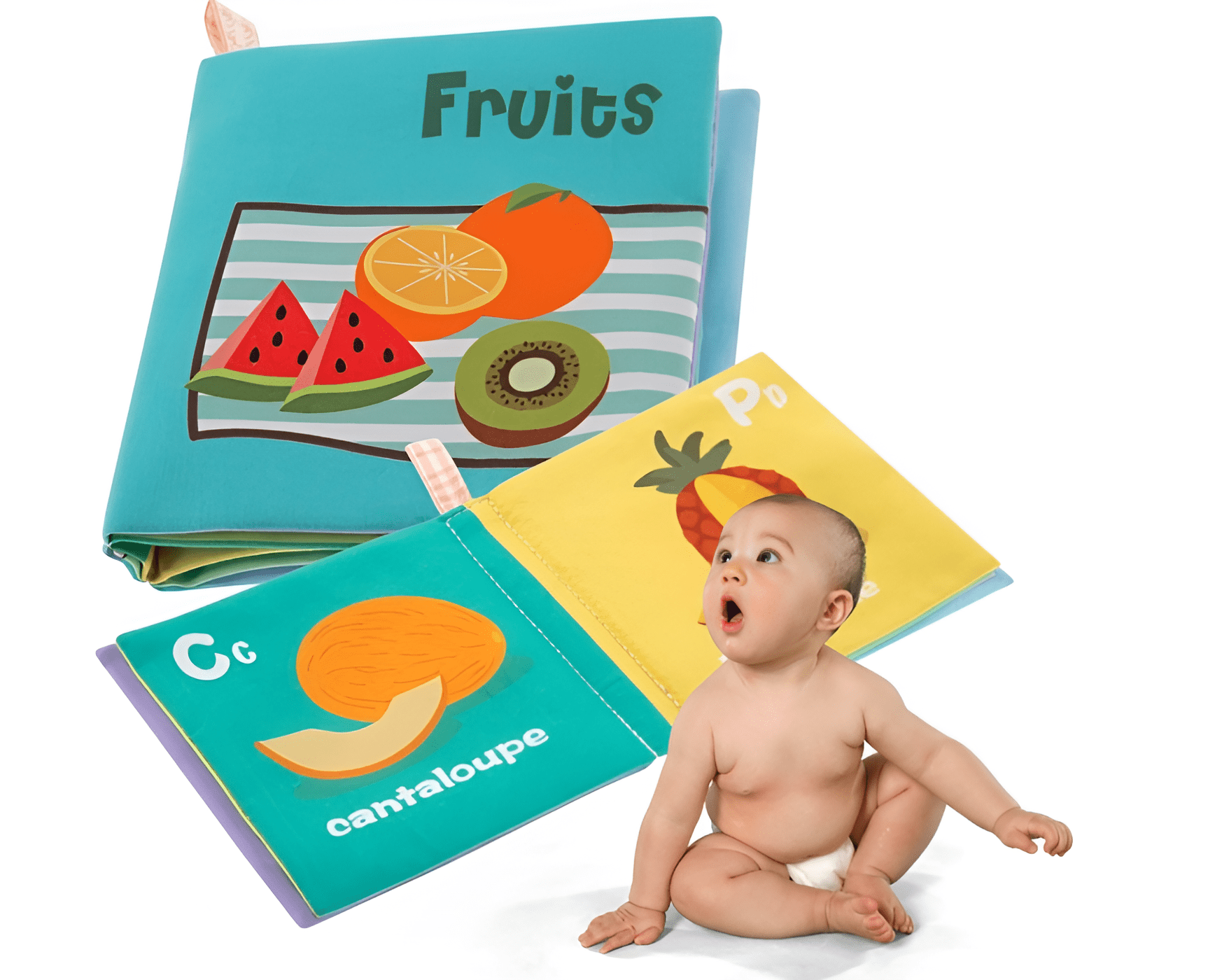 (فواكه) كتاب قماش للبيبي - KIDSBOX