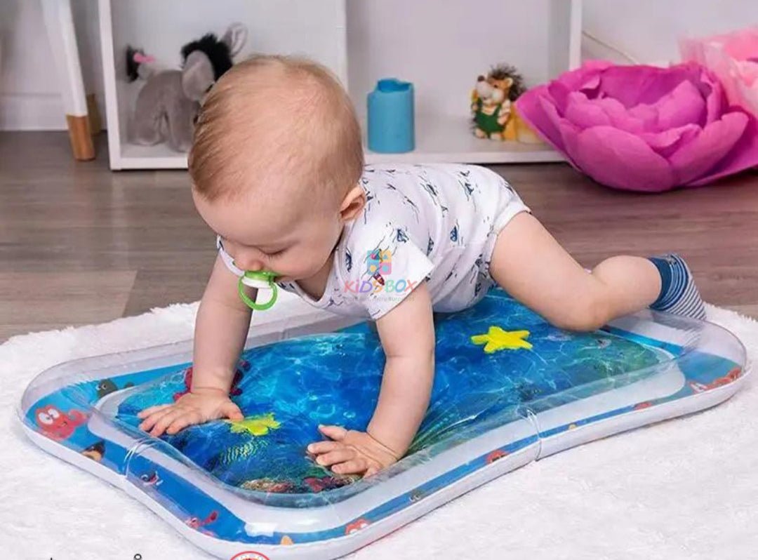 فرشة البيبي المائية - لون أرزق - KIDSBOX