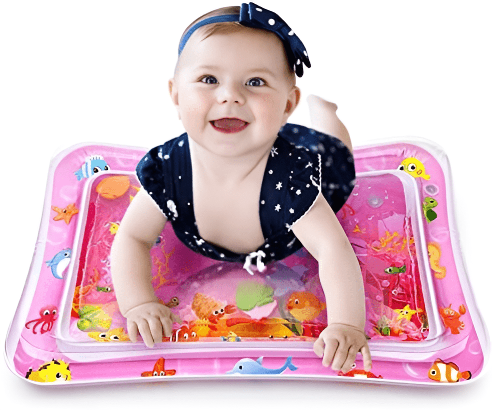 فرشة البيبي المائية - لون زهري - KIDSBOX